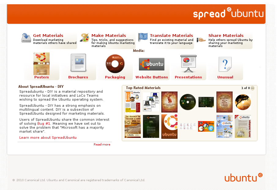 Spread Ubuntu