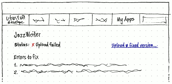 Package errors shown on standalone page