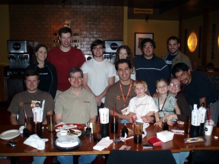 attendees at the Jaunty release party in LA