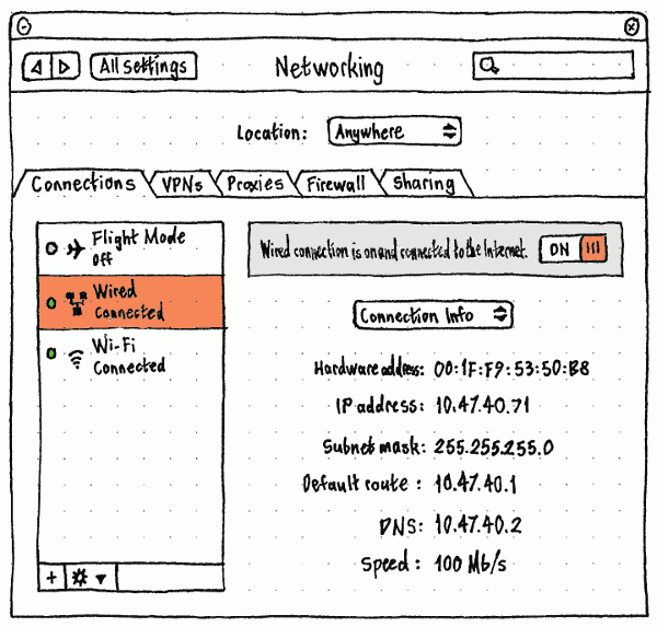 setting up a local wired server